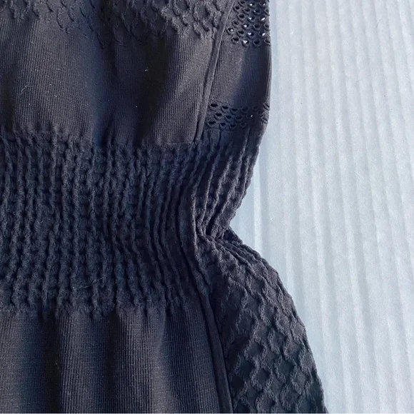 Intimately Free People Dress Womens XS/S Bodycon Tight Black Dress Cut Out - Picture 9 of 15